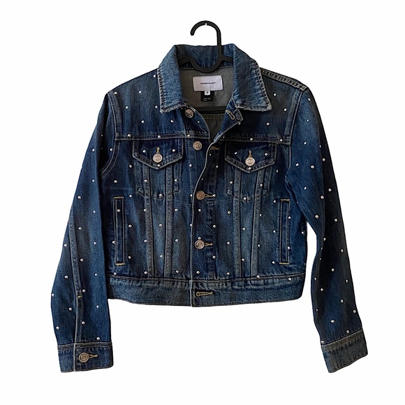 CURRENT/ELLIOTT beaded denim jacket jacket - Picture 5 of 10
